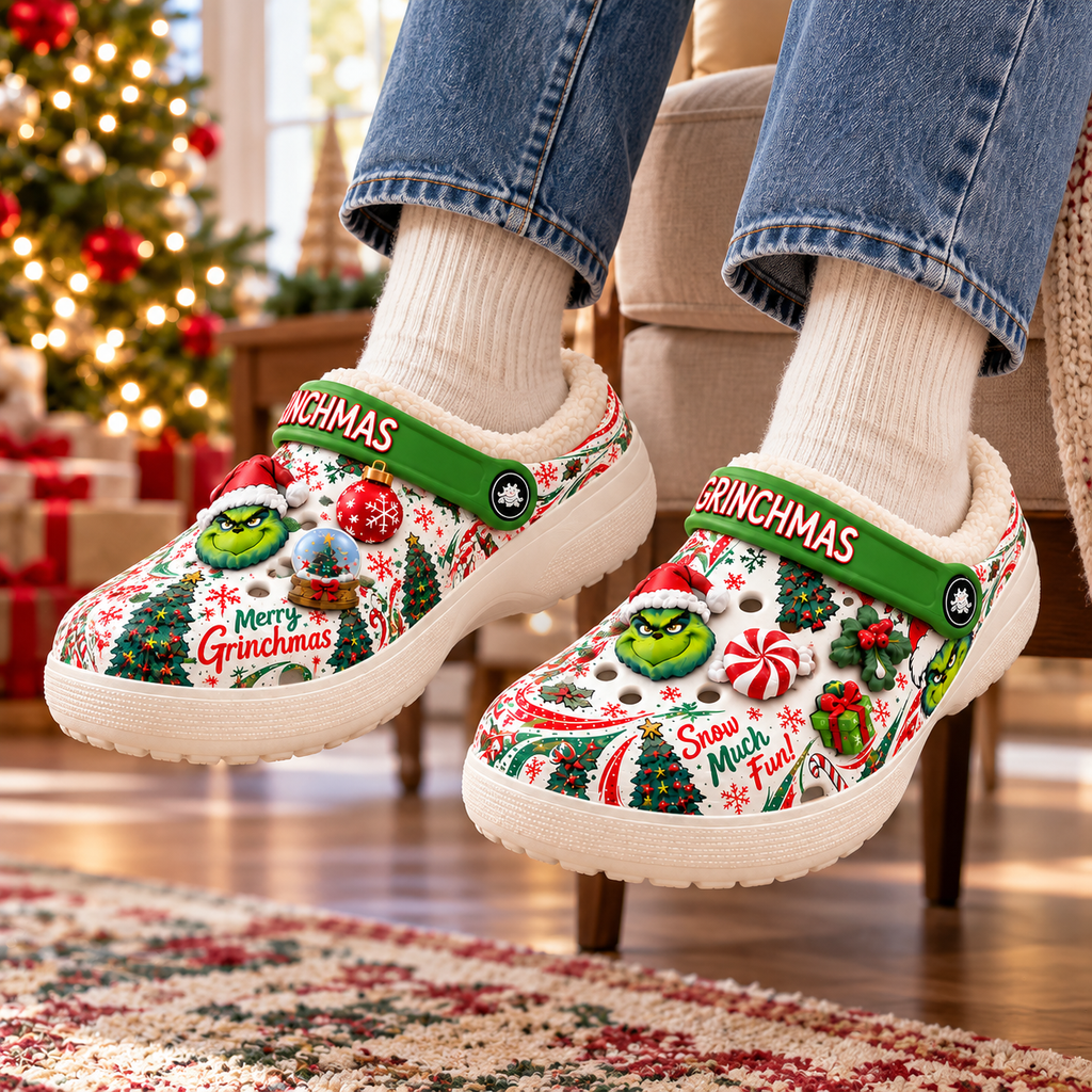 TGR Premium Fleece-Lined Crocs Clogs NTTB