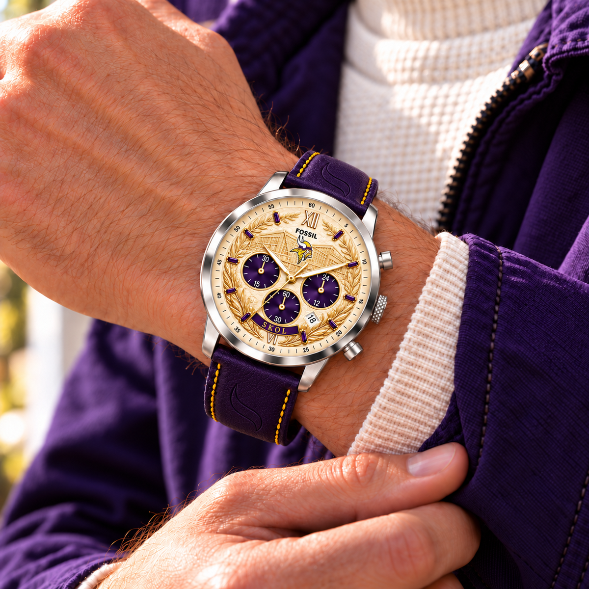 MNVK Premium Art Dial Watch TMH
