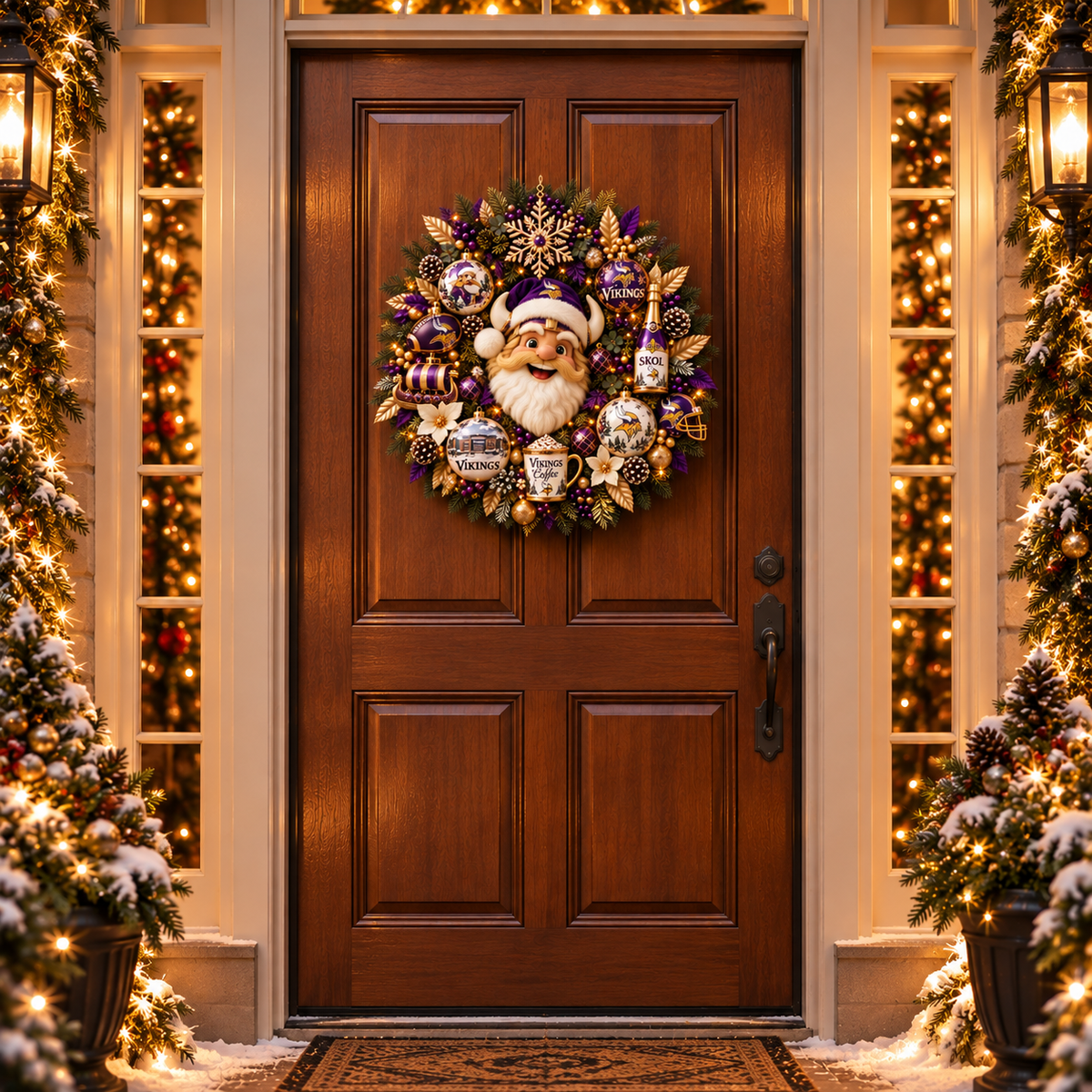 MNV Premium Christmas Ornament Wreath NTTB
