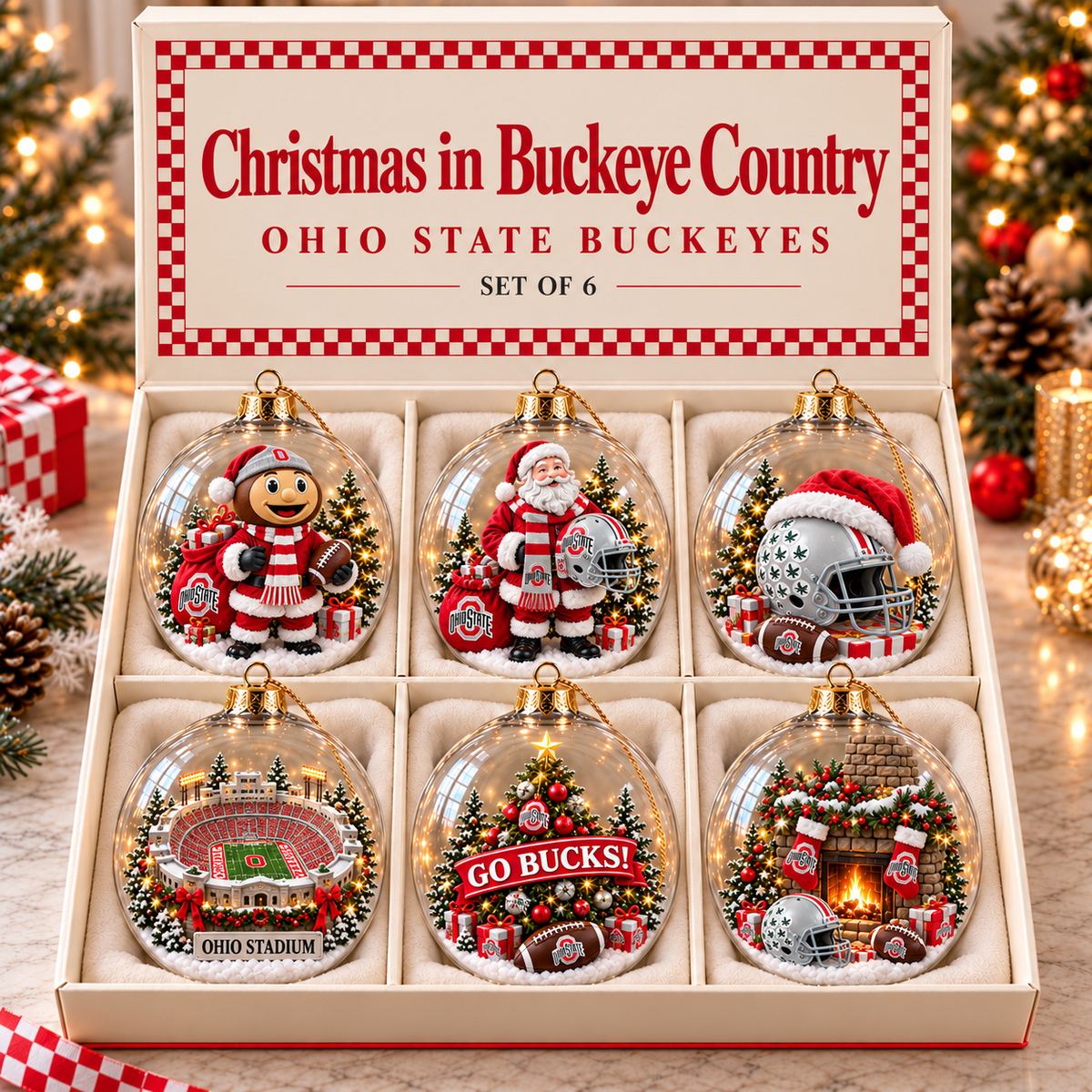 OSB Premium Christmas Tree Ornament Set TMH