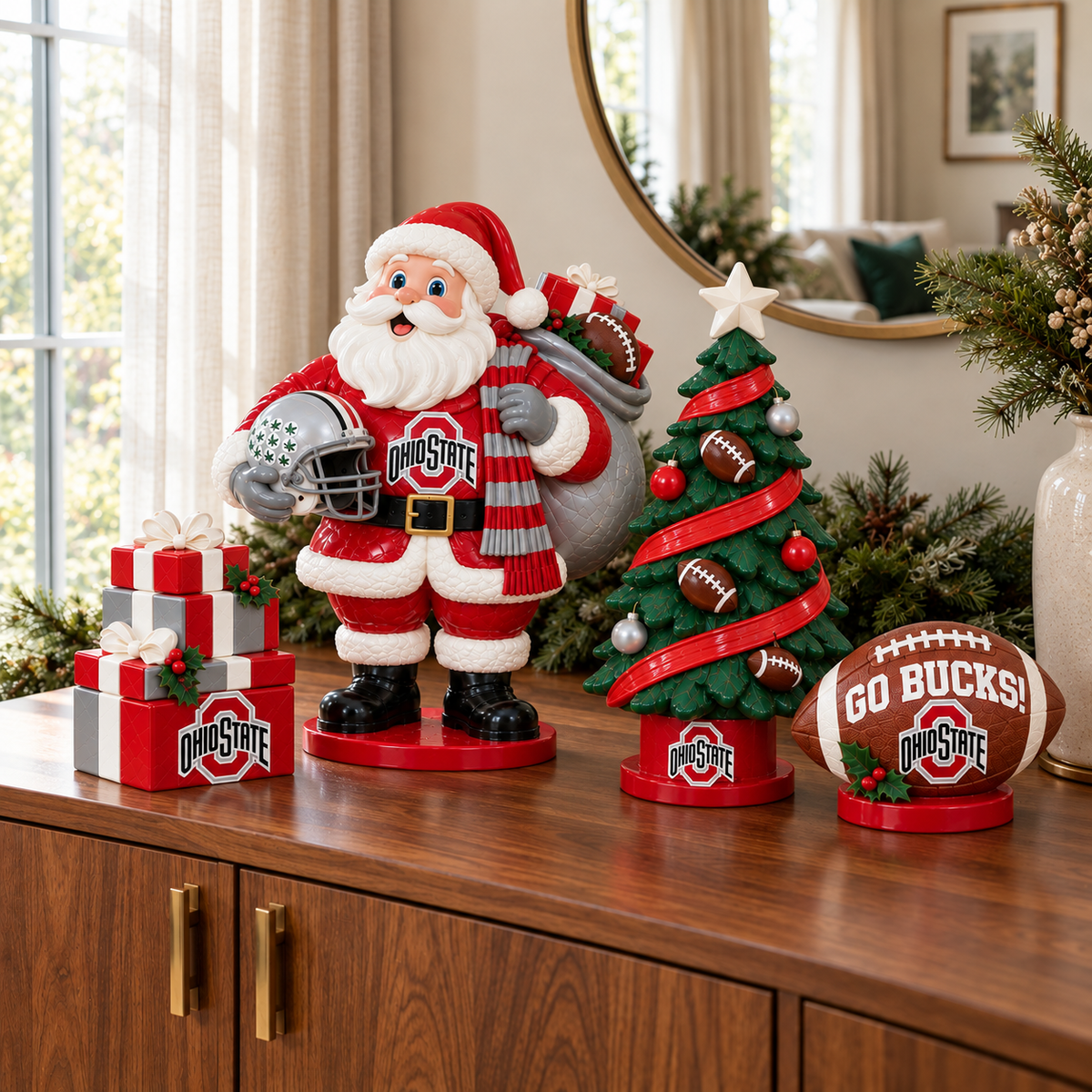 OSB Light-Up Christmas Decor Set DNBN