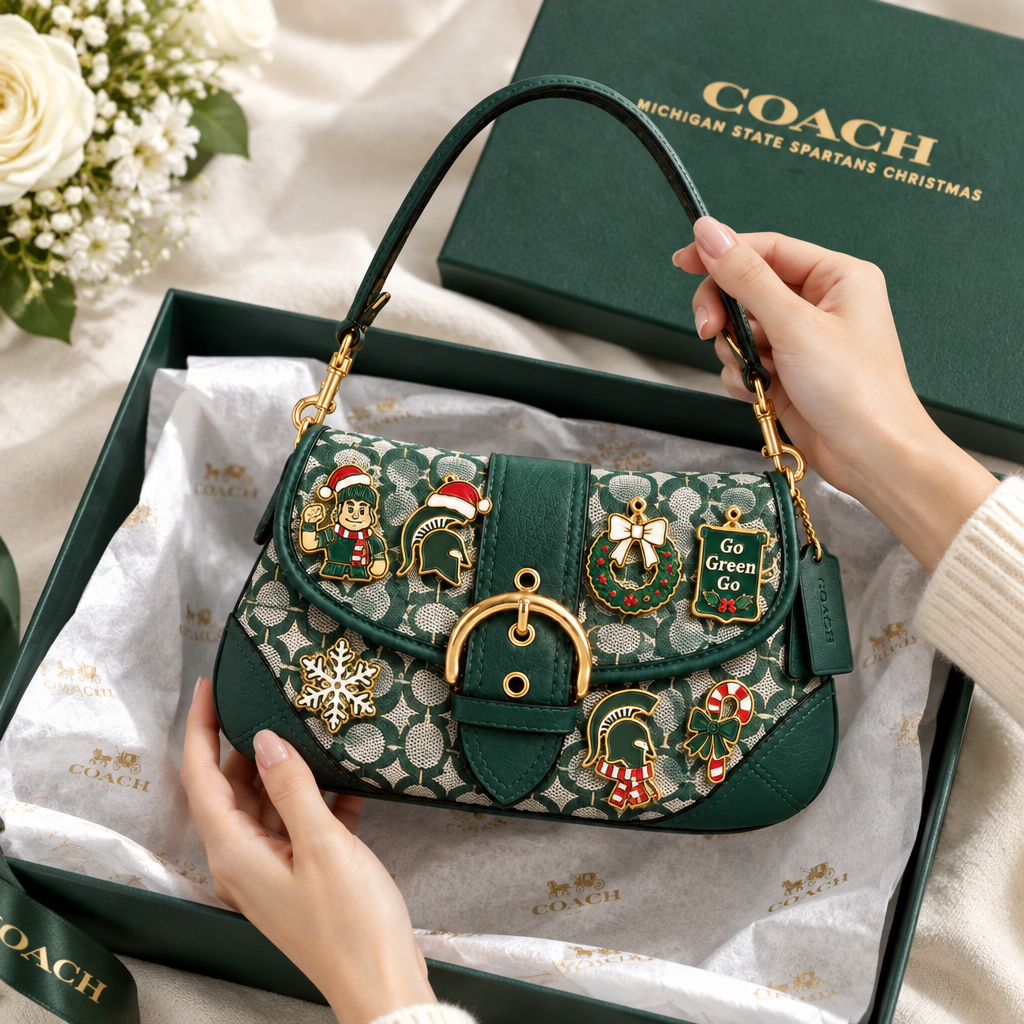 Michigan State Spartans Soho Bag With Charm