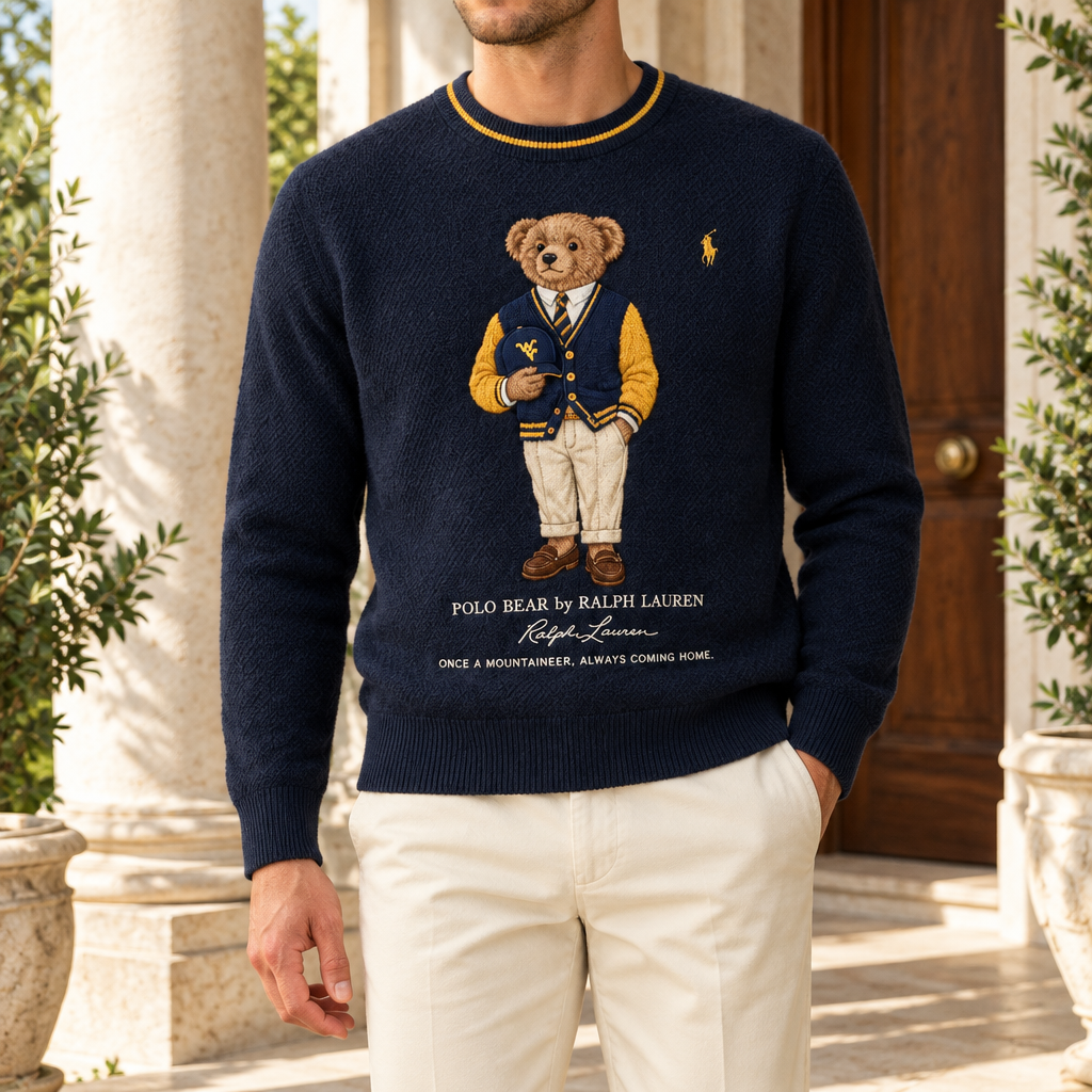 West Virginia Mountaineers Premium Crewneck Sweater