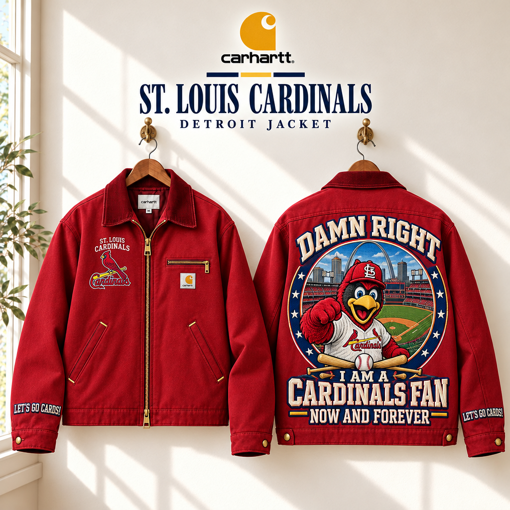 Cardinals Work Jacket Embroidered Detroit Jacket