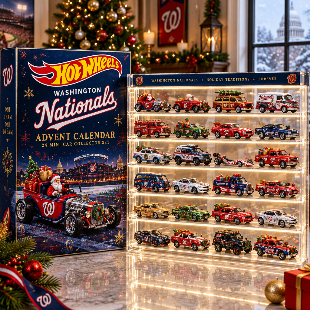 Washington Nationals Premium Mini Car Advent Calendar