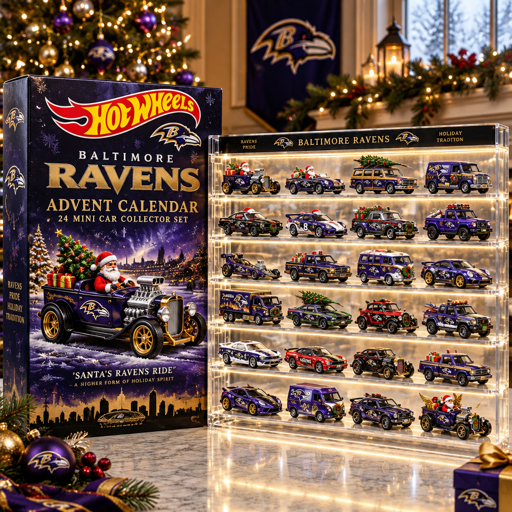 Baltimore Ravens Premium Mini Car Advent Calendar